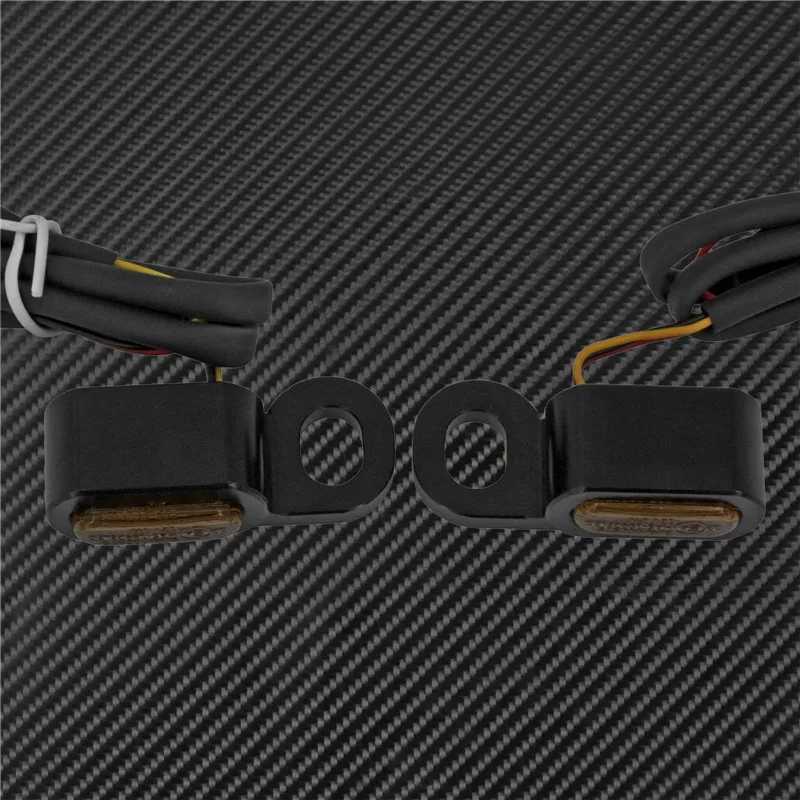 Motorcycle Mini LED E Mark Turn Signal Light Running Indicator Lamp For Harley Touring Street Road Glide Softail Sportster XL883