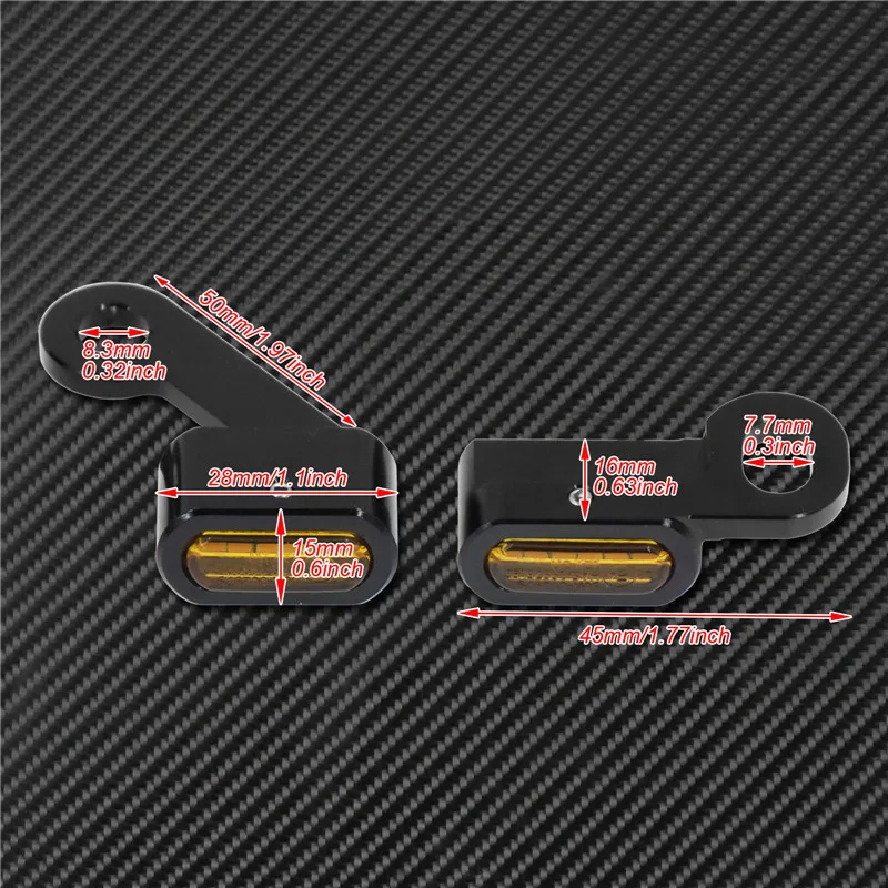 Motorcycle Mini LED E Mark Turn Signal Light Running Indicator Lamp For Harley Touring Street Road Glide Softail Sportster XL883