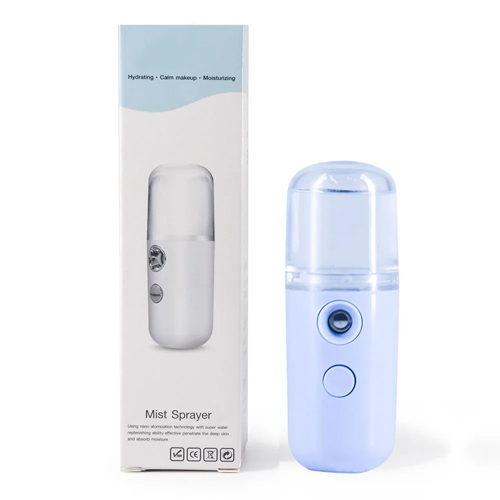 USB Mist Facial Sprayer  Humidifier Rechargeable Nebulizer Face Steamer Moisturizing Beauty Instruments Face Skin Care Tools