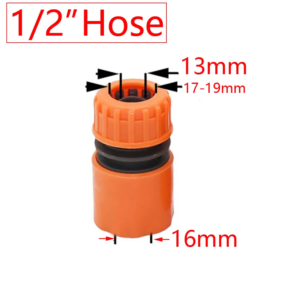 Garden Hose Quick Connector 1/2 3/4 1 Inch Pipe Coupler Stop Water Connector 32/20/16mm Repair Joint Irrigation System