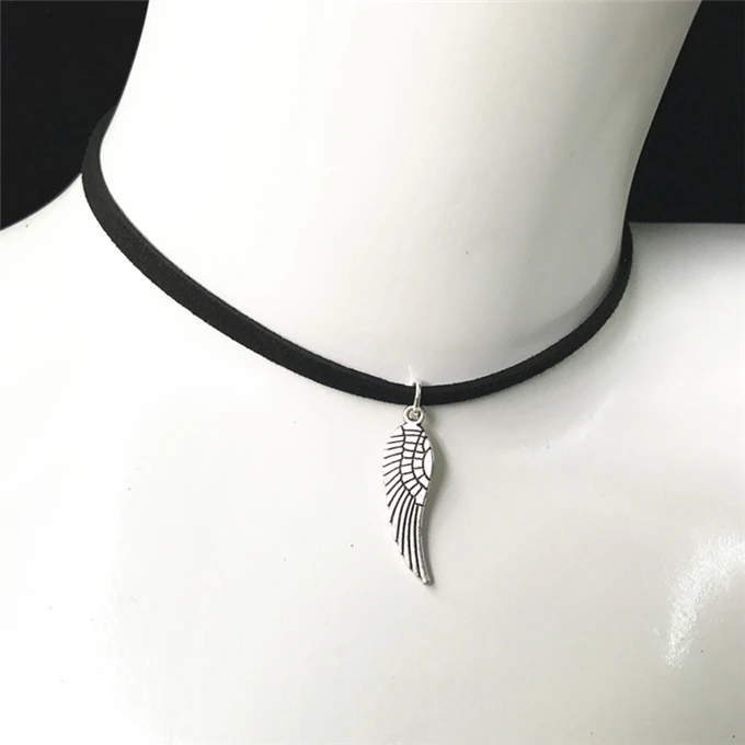 90's Inspired Gothic Lolita Punk Choker Necklace Black Velvet Suede Steampunk Torques Jewelry Statement Colar Christmas Gift