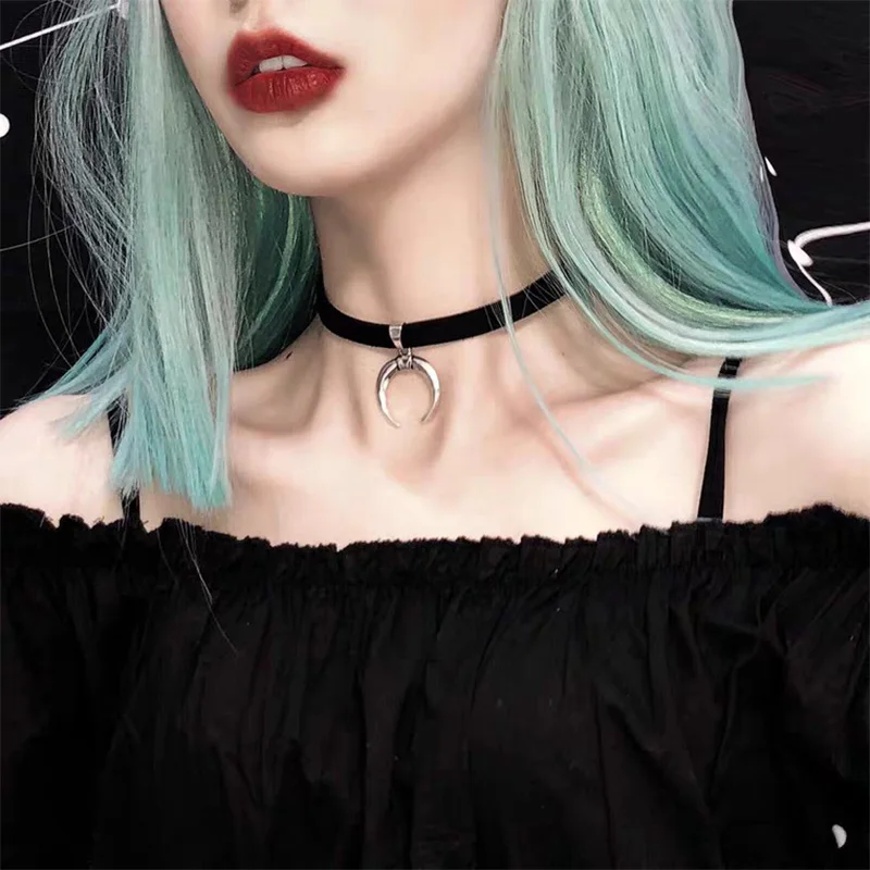 RscvonM Woman chokers Handmade Gothic Fashion Velvet Choker Necklace lace women's choker necklace jewelry accessories C347