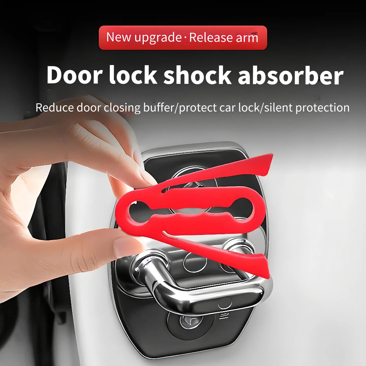 20264-piece Door Lock Covers - Universal Shock Absorbing, Noise Reducing, Waterproof and Easy to Install