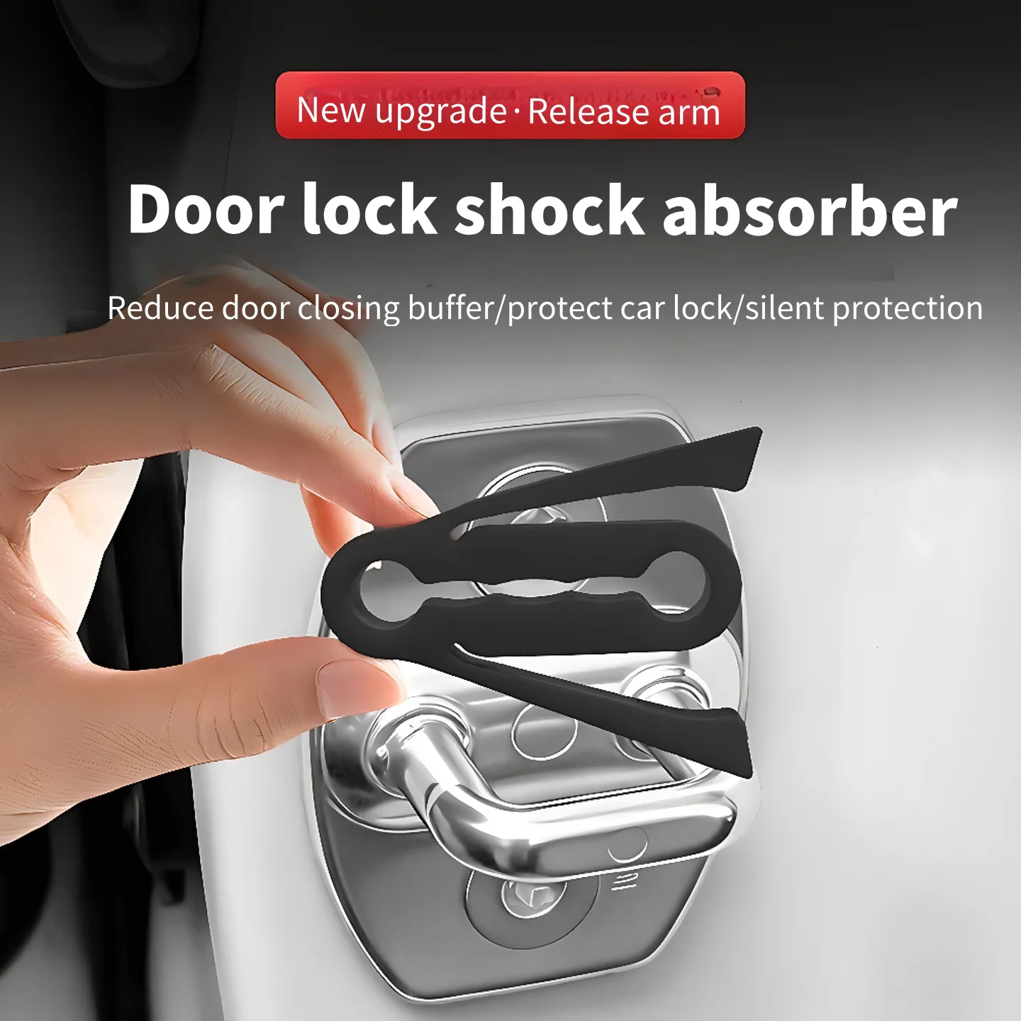20264-piece Door Lock Covers - Universal Shock Absorbing, Noise Reducing, Waterproof and Easy to Install
