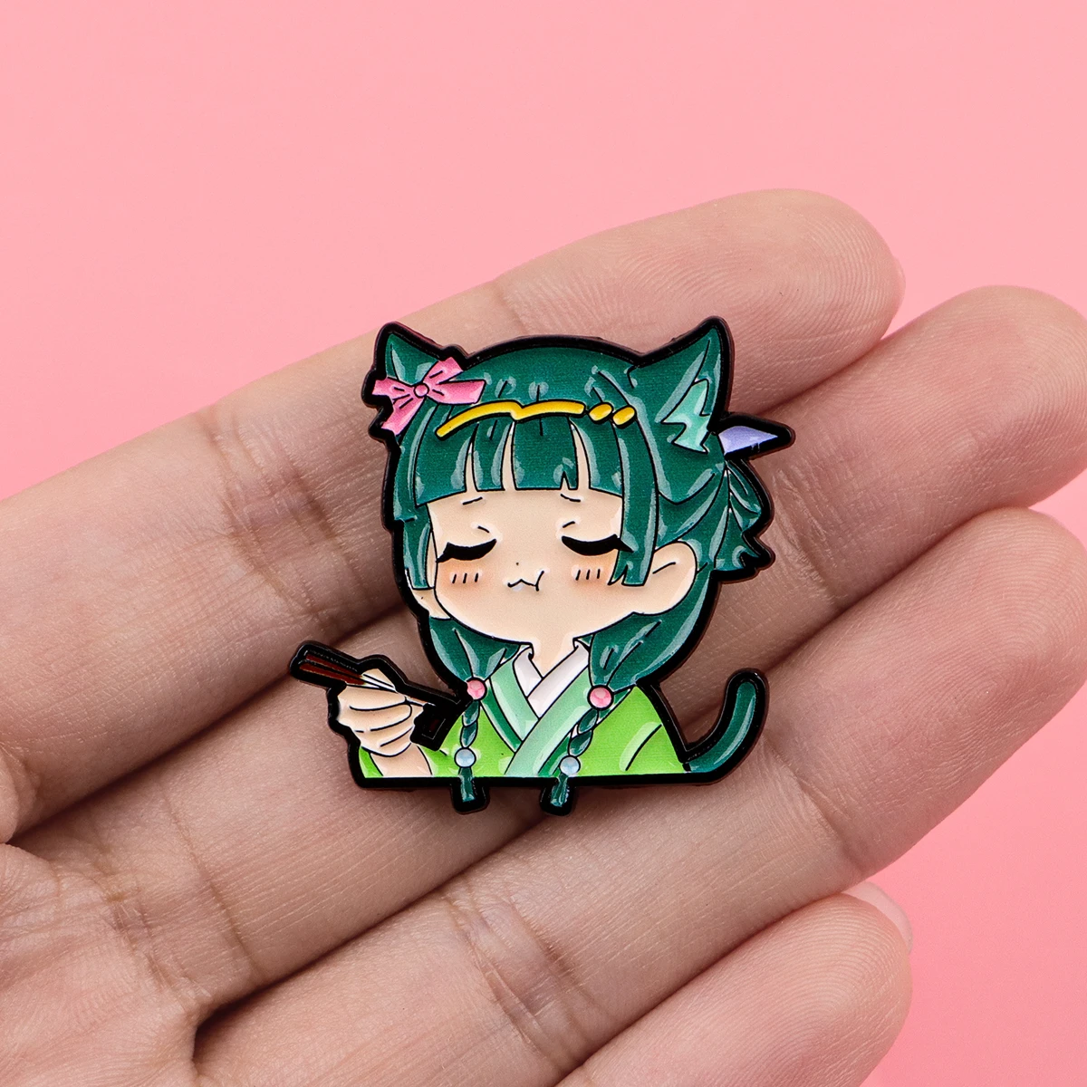 2pcs Cute Anime Enamel Pin Cartoon Brooch For Coat Women's Brooches Fashion Lapel Badges Jewelry Gift for Friends
