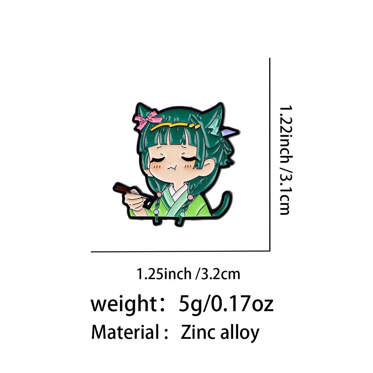 2pcs Cute Anime Enamel Pin Cartoon Brooch For Coat Women's Brooches Fashion Lapel Badges Jewelry Gift for Friends