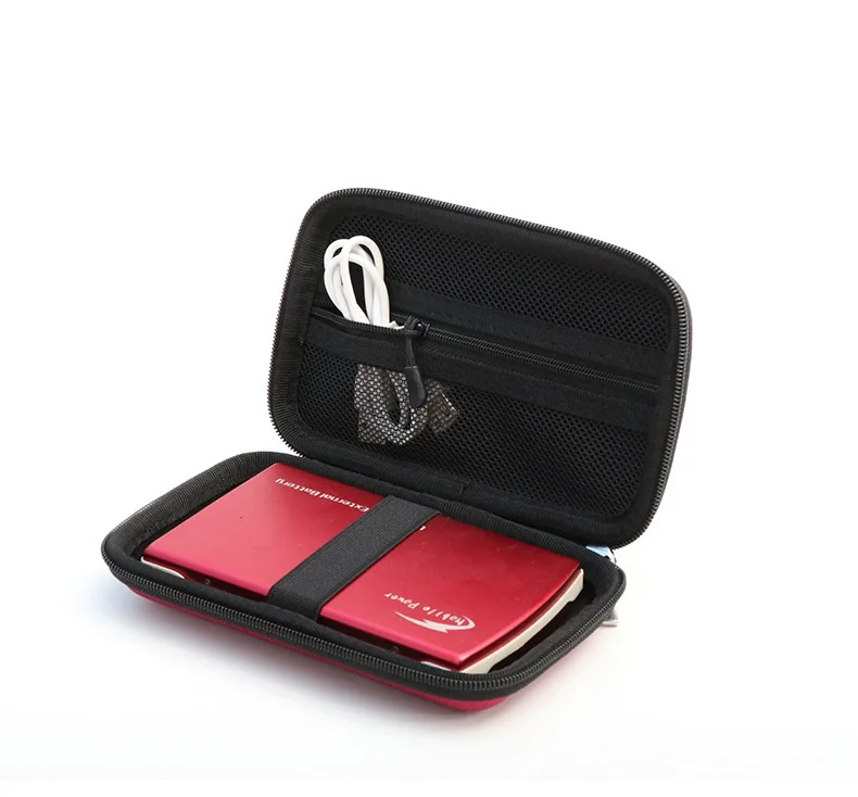 Electronics Accessories Storage Power Bank Bag Case Shockproof Hard Drive Case 2.5 Cable HDD SSD Travel Cable Organiser Bag