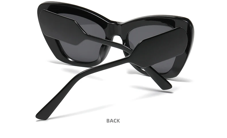 Personality Color Matching Fashion Cat-eye Sunglasses Retro Cross Border Gradient Candy Colored Sunglasses