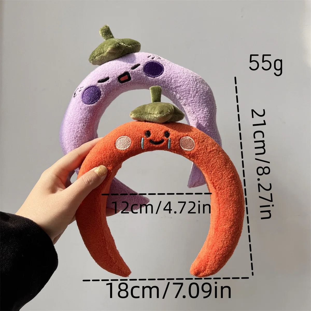 Kawaii Cute Fruit Face Wash Headband Accessories Home Cartoon Plush Sponge Makeup Headband Gift