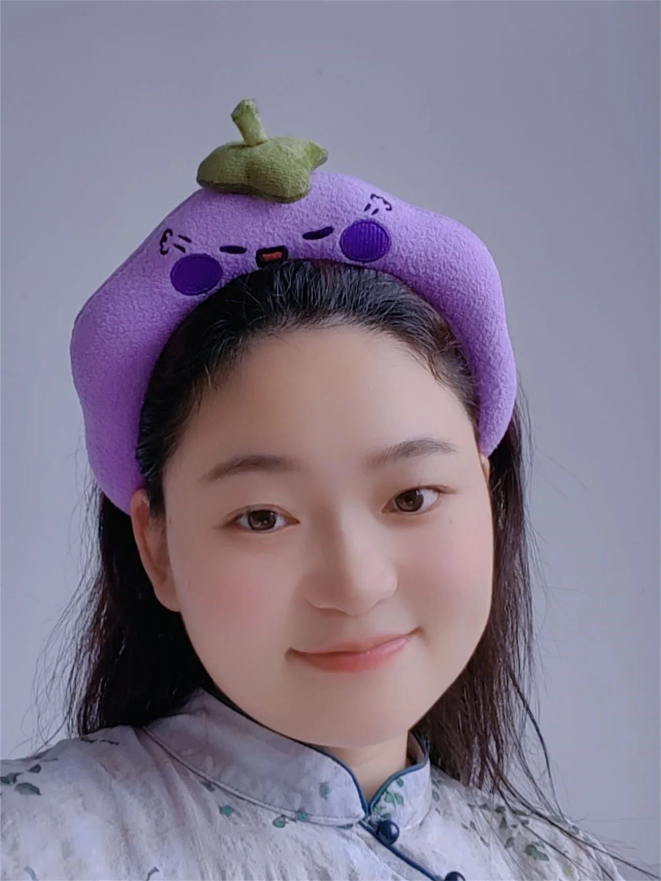 Kawaii Cute Fruit Face Wash Headband Accessories Home Cartoon Plush Sponge Makeup Headband Gift
