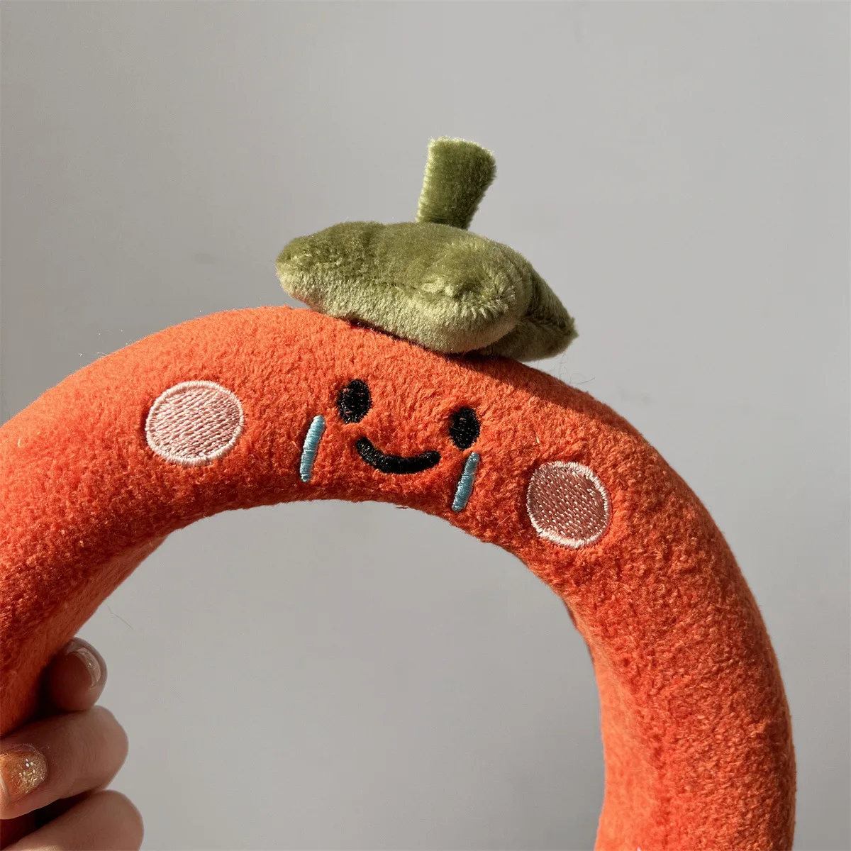 Kawaii Cute Fruit Face Wash Headband Accessories Home Cartoon Plush Sponge Makeup Headband Gift