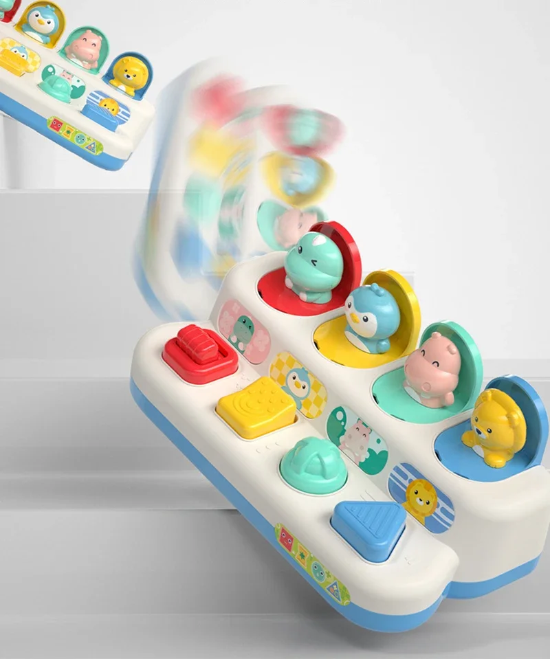 Interactive Activity Sensory Toy for Babies Cause and Effect Toy Baby Development Games Montessori Educational Learning Toys