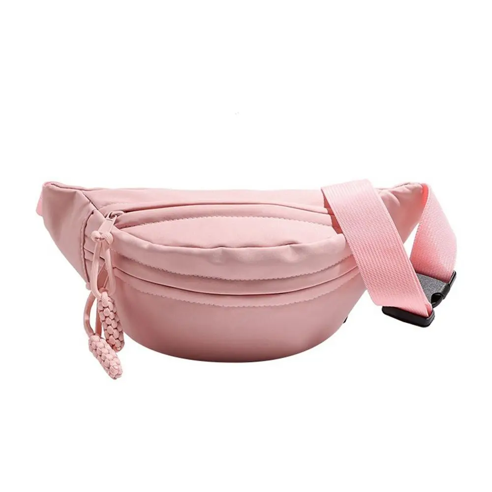 Women's Chest Bag Waterproof Hiking Bag Handbags Ladies Canvas Crossbody Bags Solid Color Women Sling Waist Pack