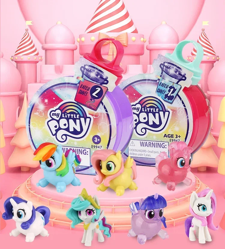 Hasbro My Little Pony Magical Potion Surprise Figurines Cute Twilight Sparkle Rarity Blind Box Toy Birthday Gifts