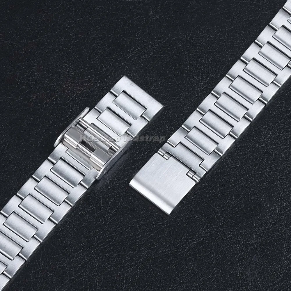 18mm Stainless Steel Strap for Casio F-91W W800h AE1200 Universal Replacement Wristband Women Men Watch Band Metal Bracelet