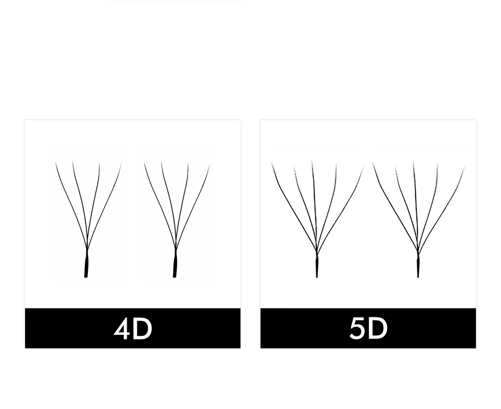 3D 4D 5D 6D W Shaped Clover Eyelash Extensions NATUHANA Premade Russian Volume Fan Soft Natural Mink False Lashes Makeup Tools