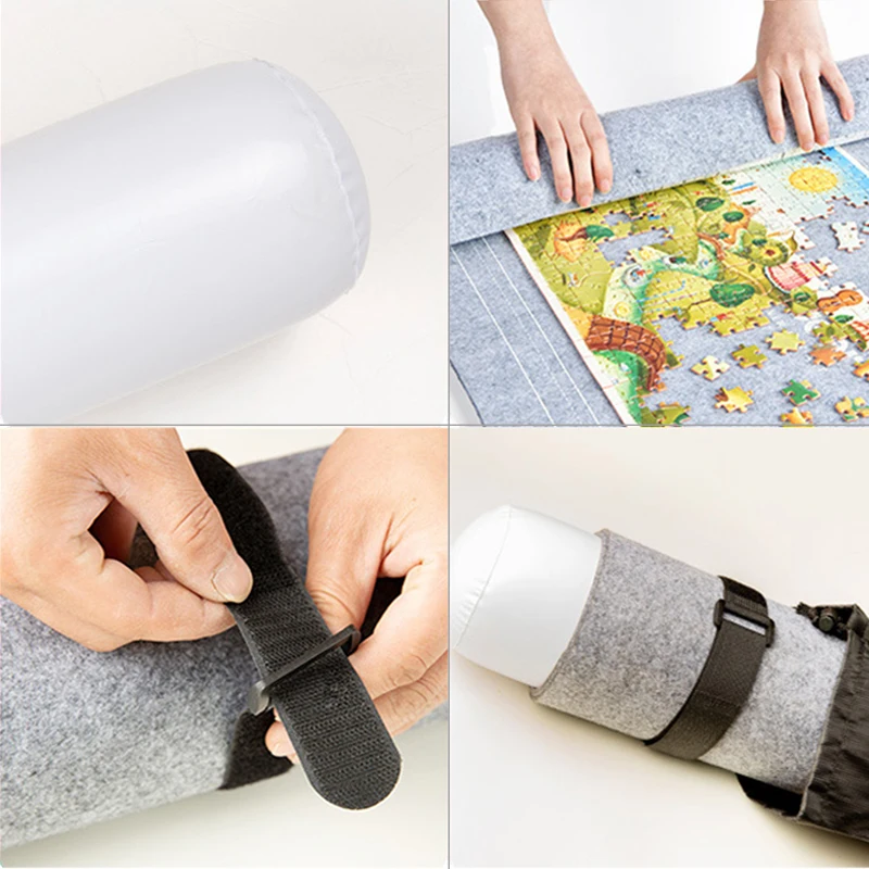 Puzzle Storage Blanket Children Puzzle Toys Multiple Specifications with Bag Portable Parent-child Early Education Gifts TMZ