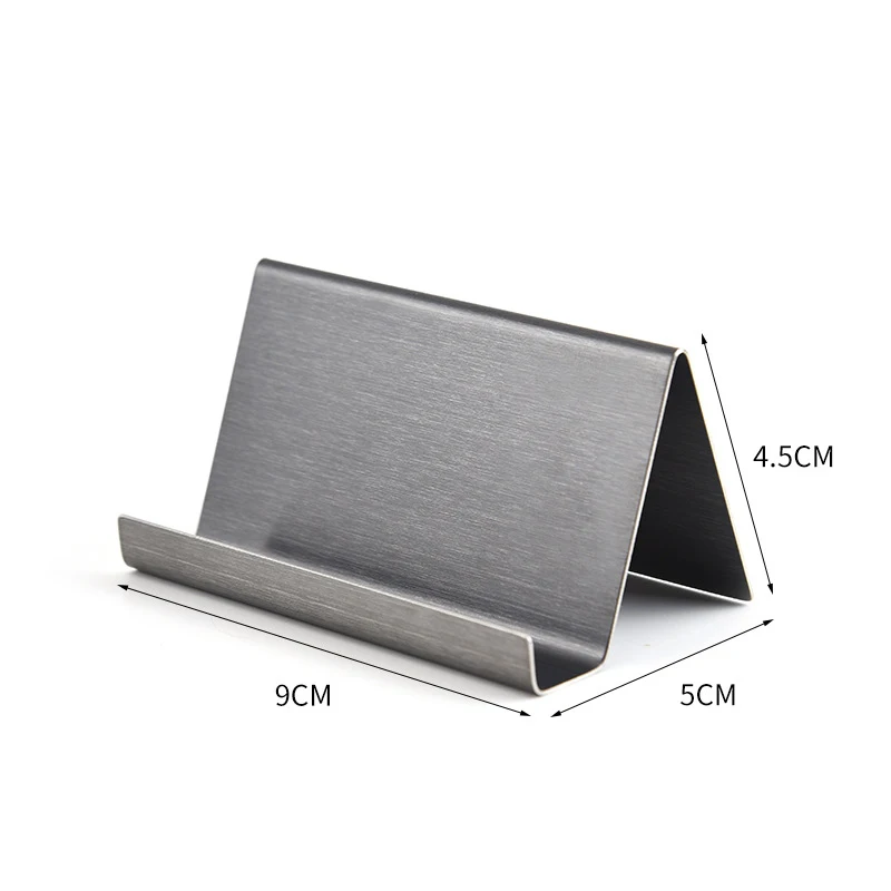 Metal Business Card Name Tag Display Rack Display Stand Desktop Table Organizer Cellphone Holder Conference Room Accessories