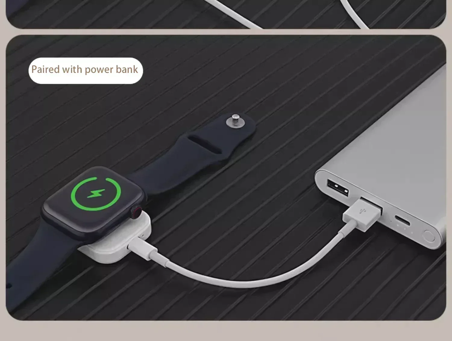 VIKEFON Magnetic Wireless Fast Charger for Apple Watch Series 9 8 7 6 SE Type C for iPhone Convert Charger for iWatch Series 6 5