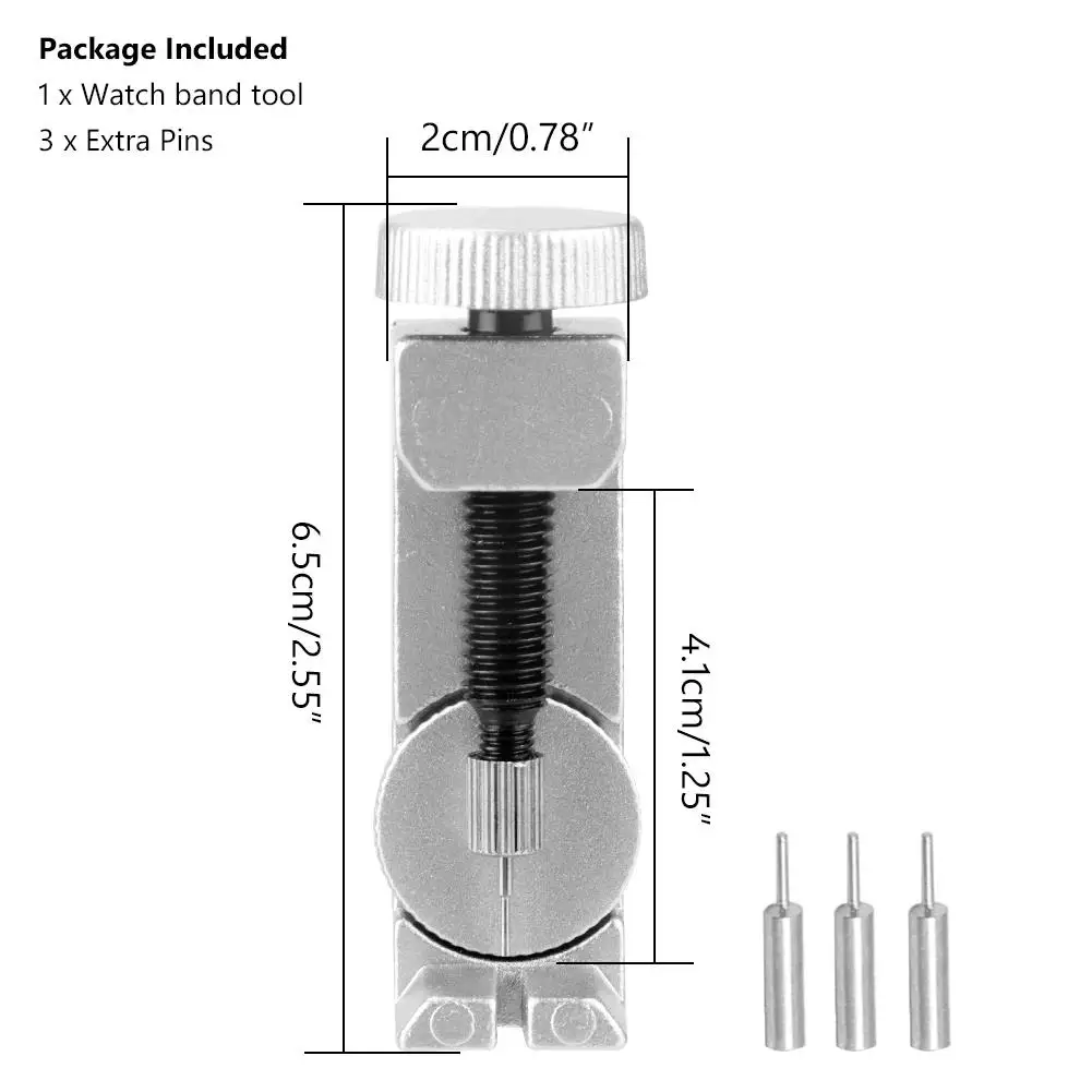 Watch Band Strap Link Pin Remover Repair Tool Adjuster Kit Professional Watch Link Removal Tool Watch Strap Length Adjust Tool