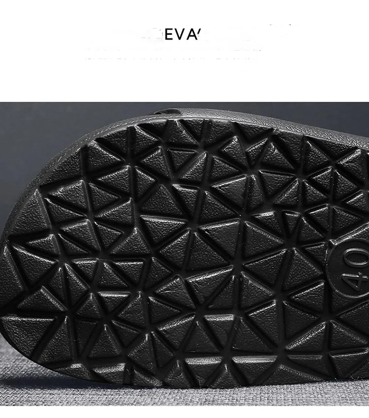 Men's casual buckle flat heel cover wearing one size slippers, beach slippers