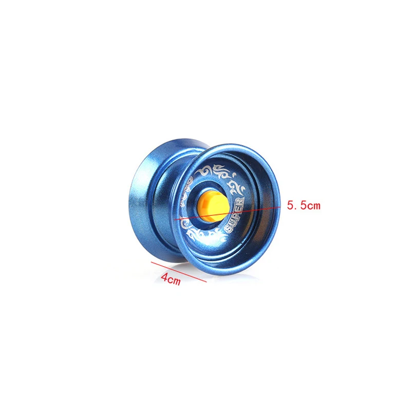 2Pcs Yoyo Responsive Metal Alloy Yo Yo String Trick Ball for Beginners Gift Birthday Children Party Favor Kids Toy