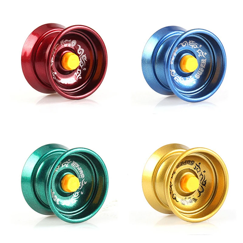 2Pcs Yoyo Responsive Metal Alloy Yo Yo String Trick Ball for Beginners Gift Birthday Children Party Favor Kids Toy