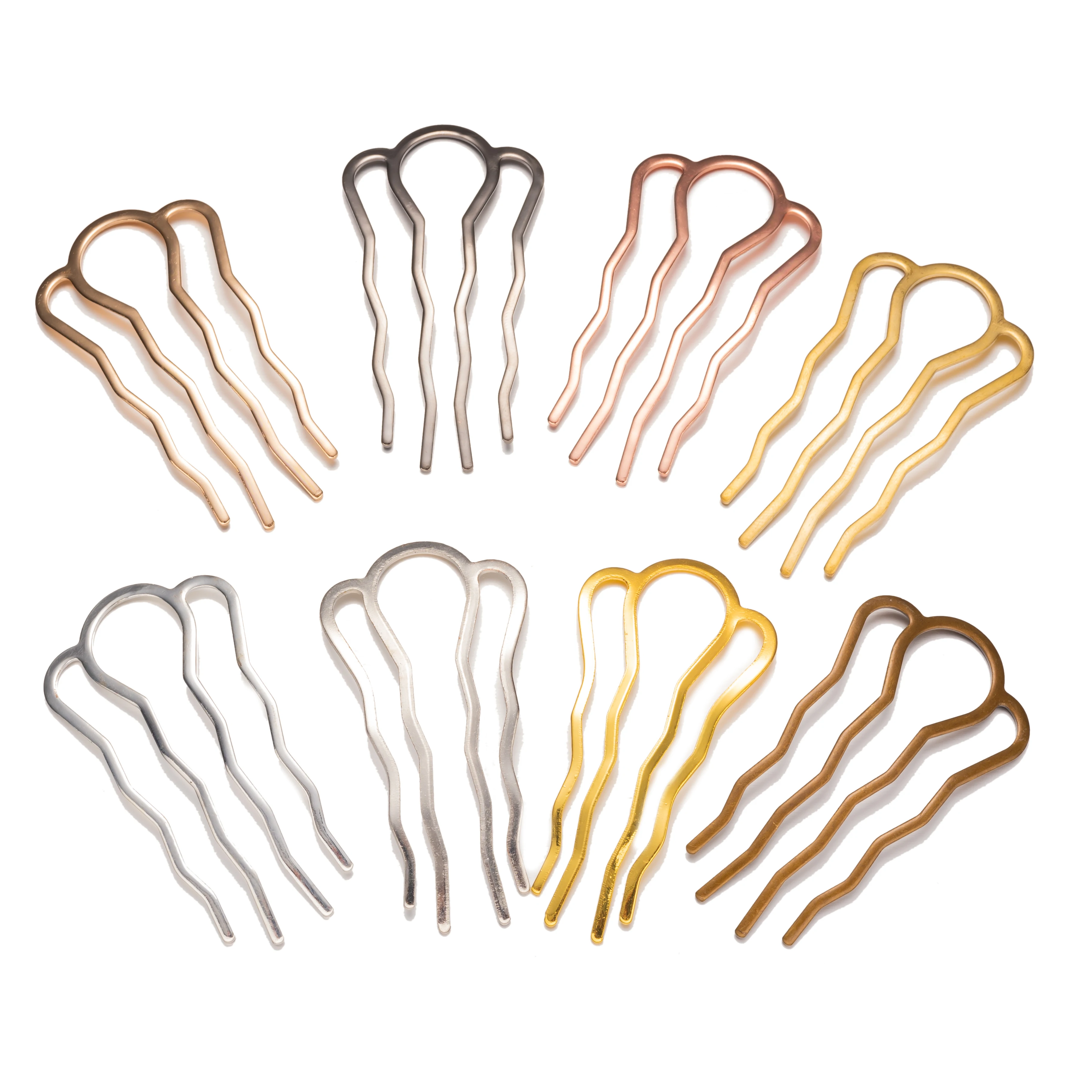 5pcs 46x26/65x35/49x87mm Metal Hair Comb Retro Accessories Hairpin Hair Wear Vintage Barrette Findings Headband Jewelry Making