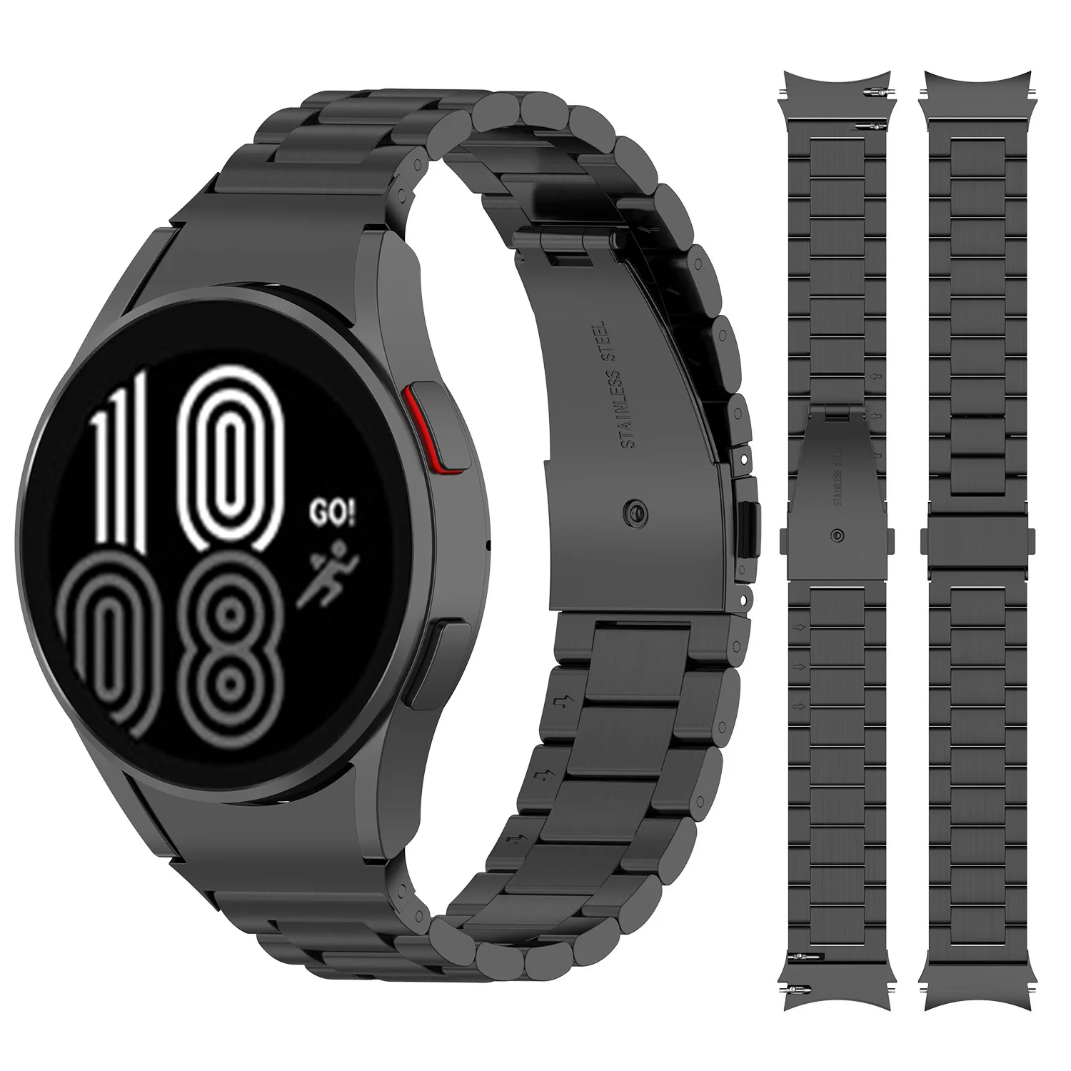 No Gaps Correa For Galaxy Watch 7 6 5 4 40mm 44mm 5pro Band 45mm Steel Strap For Samsung Galaxy Watch 6 4 Classic 47mm 43mm 46mm