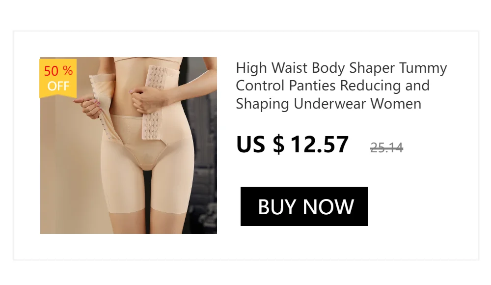 Women Shapewear Women Tummy Control High Waist Trainer Body Shaper Shorts Spandex Slim Belly Compression Panties