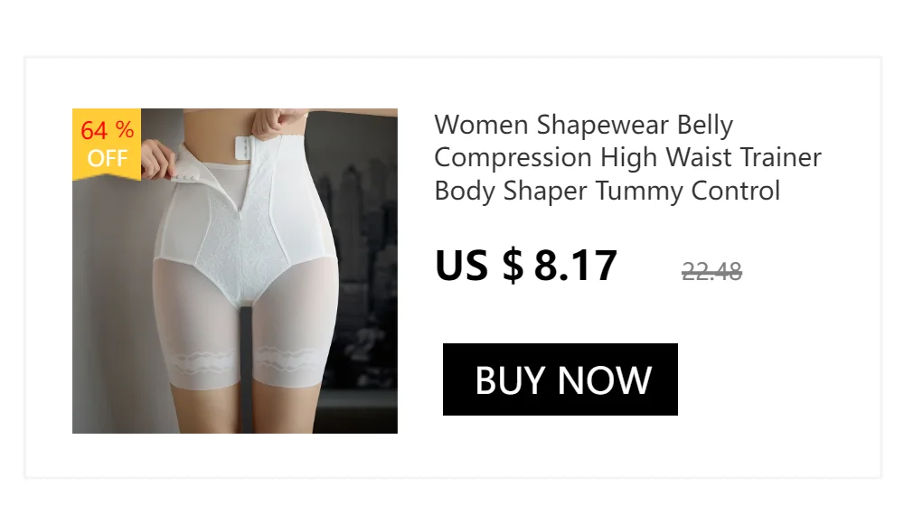 Women Shapewear Women Tummy Control High Waist Trainer Body Shaper Shorts Spandex Slim Belly Compression Panties