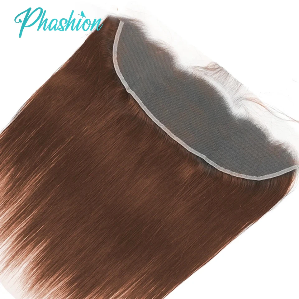Phashion 26 28 Inch Chotolate Brown Body 4x4 5x5 Lace Closure #4 Straight 13x4 Lace Frontal Human Hair Transparent 100 Remy Hair