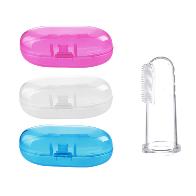 Silicone Finger Toothbrush for Baby Infant Teeth Care Safety Teeth Clean Toothbrush Rubber Cleaner Baby Deciduous Tooth Brush