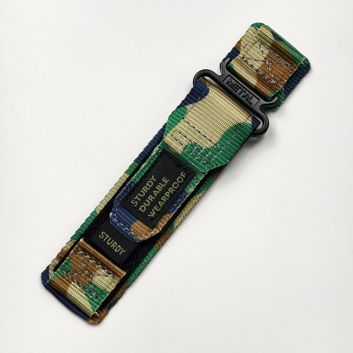 22mm 20mm Camouflage Nylon Strap for Samsung Galaxy Watch 7 6 5 4 40 44mm 6 Classic 43 47mm Band for Huawei Watch GT4 3Pro Band