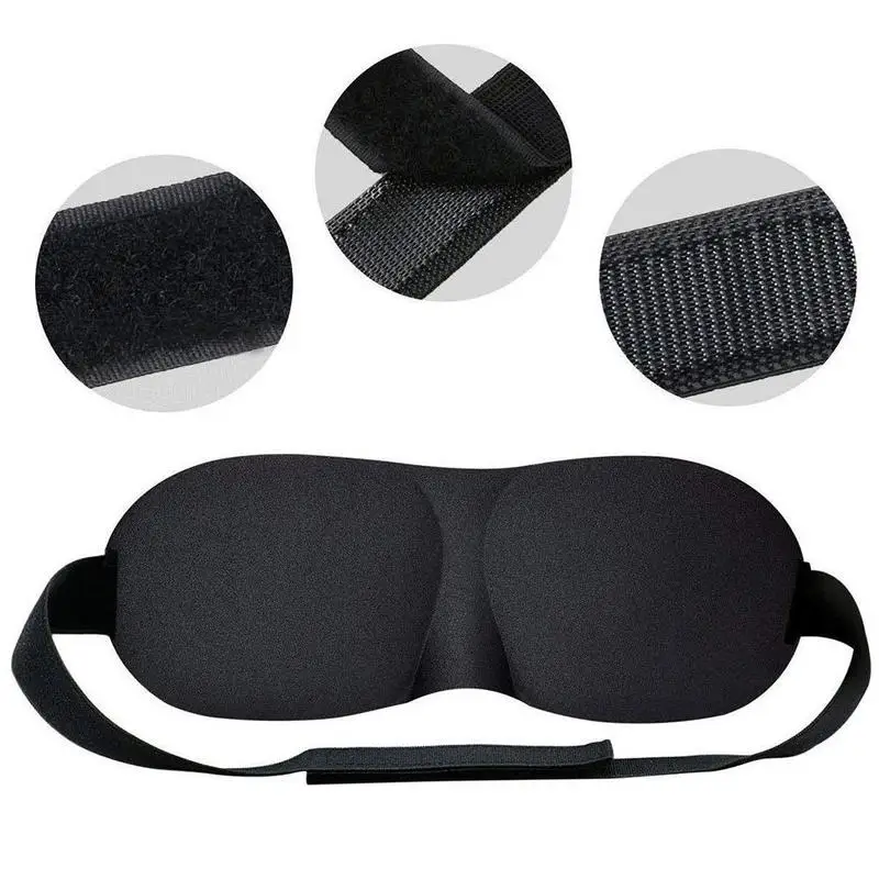 Eye Mask for Sleeping 3D Contoured Cup Blindfold Concave Molded Night Sleep Mask Block Out Light with Women Men