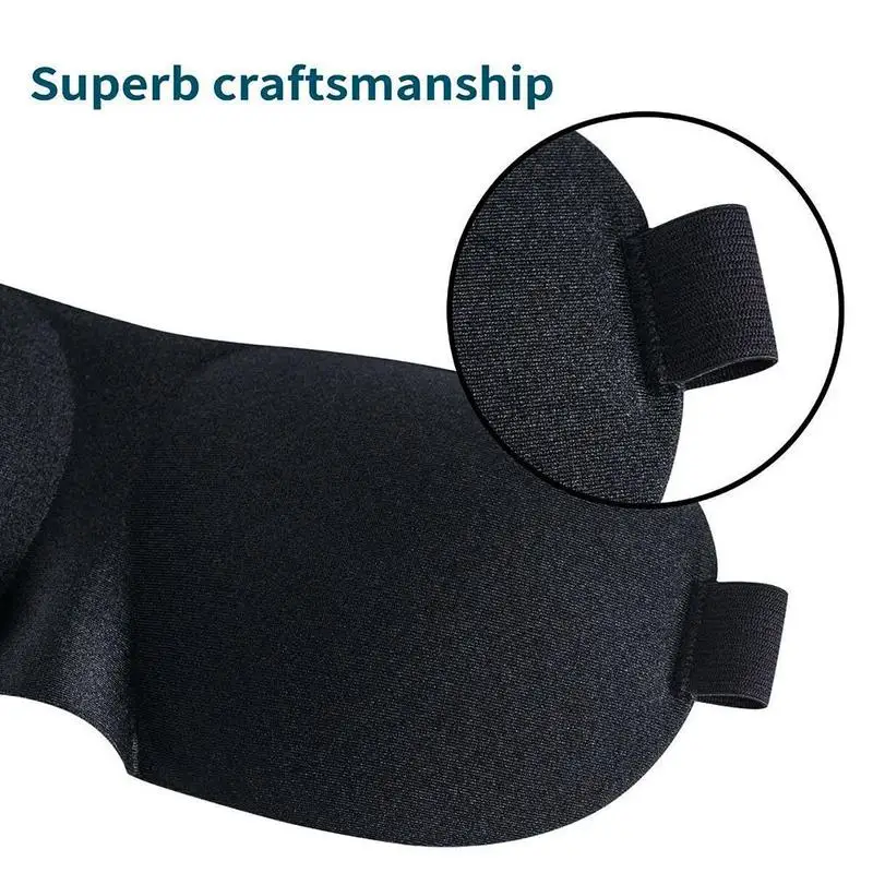 Eye Mask for Sleeping 3D Contoured Cup Blindfold Concave Molded Night Sleep Mask Block Out Light with Women Men
