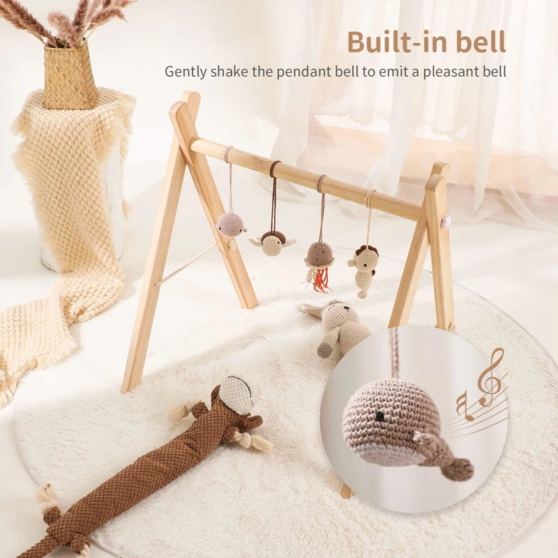 Baby Toys Stroller Rattles and Mobiles Cartoon Pendant for Baby Gym Bracket Baby Toys 0 12 Months Rattles & Mobiles Pendants
