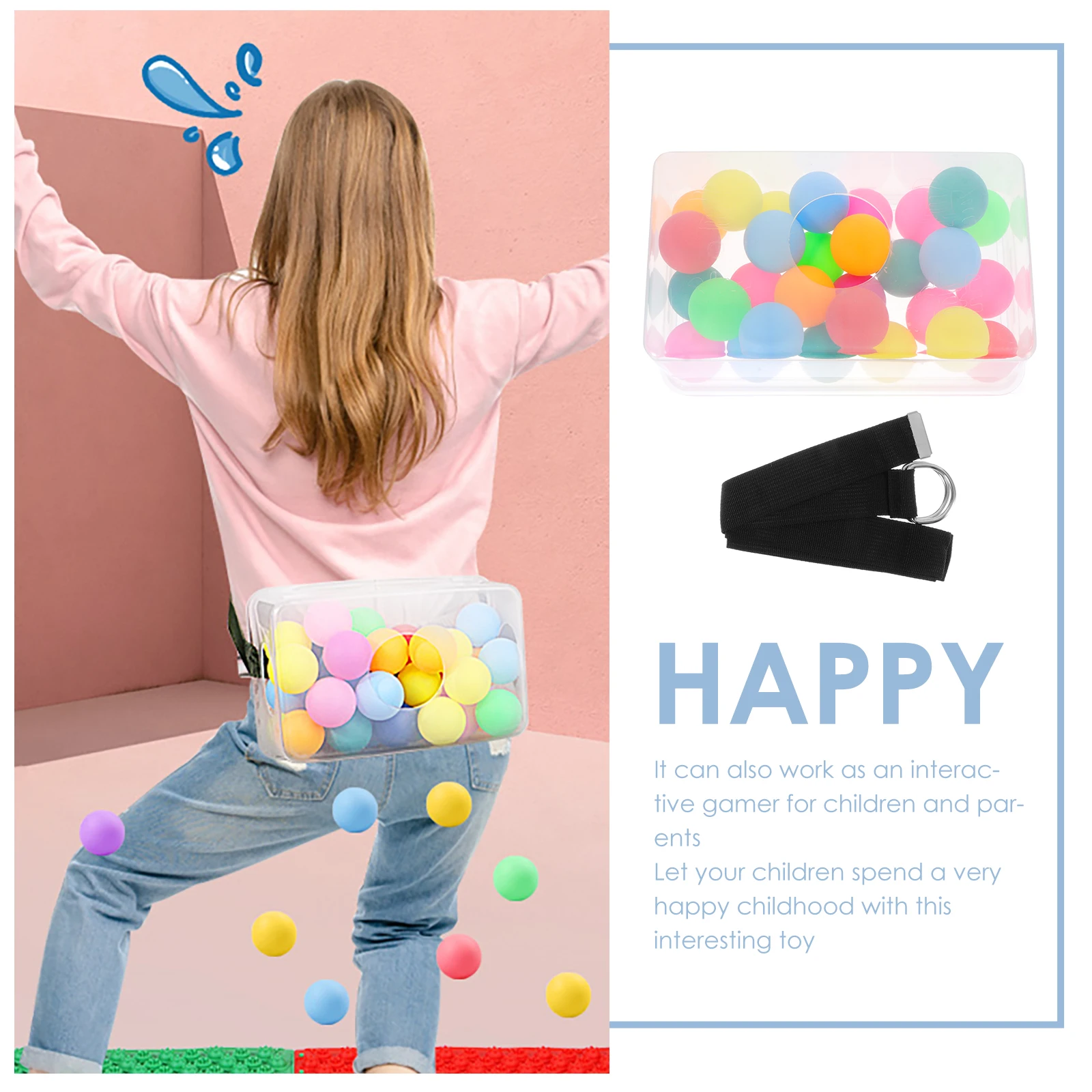 Shaking Swing Balls Party Games Hip Dance Box Game Set Sport Competition Interactive Multiplayer Funny Game Party Toy 30 Balls
