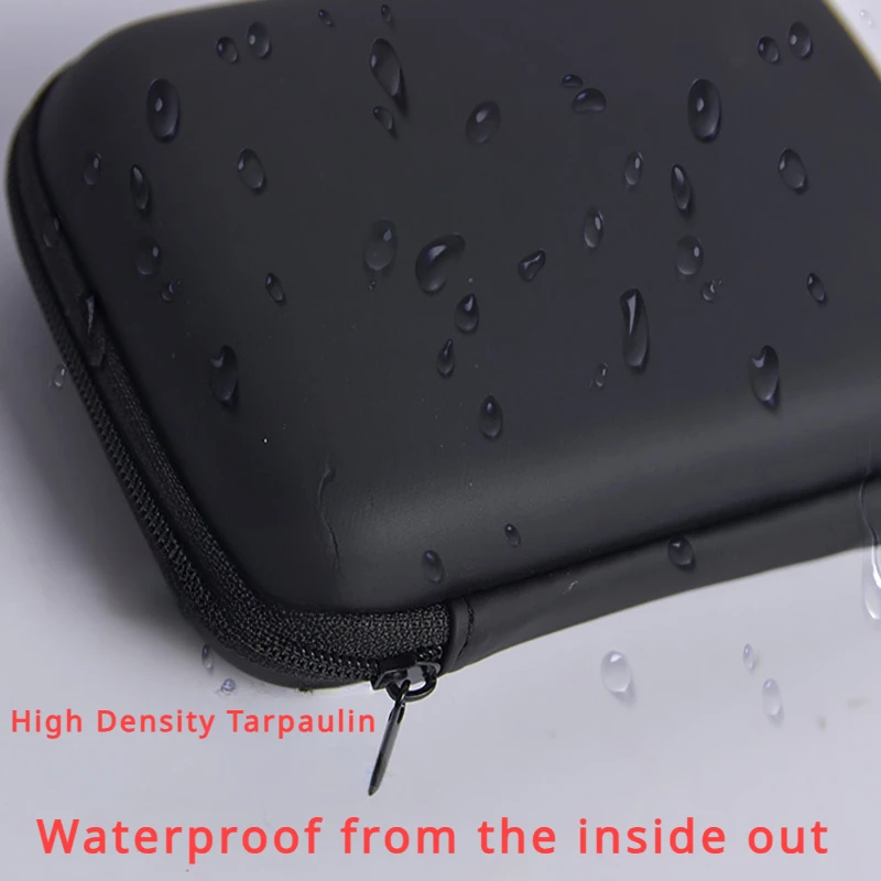 1 Pc Portable Card Storage Bag,Data Cable Packing Cube,Waterproof Headphone Storage Bag,EVA Protective Case For Travel