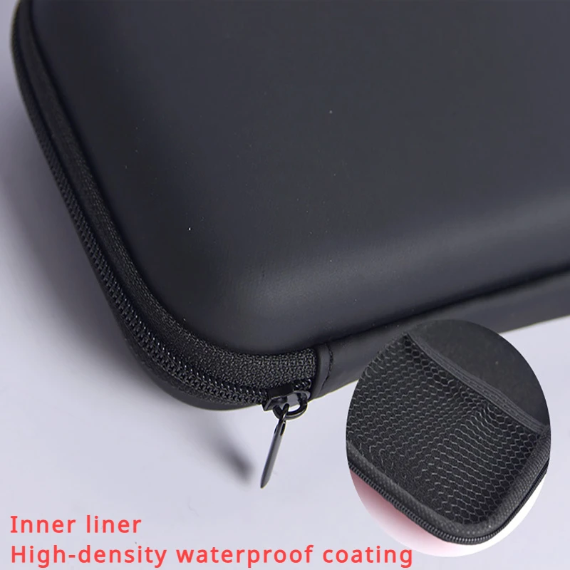 1 Pc Portable Card Storage Bag,Data Cable Packing Cube,Waterproof Headphone Storage Bag,EVA Protective Case For Travel