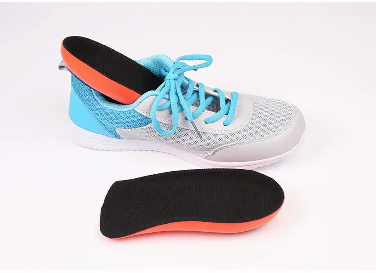Plantar Fascitis Half Insoles for Feet Shock Absorption Elasticity Running Arch Support Orthopedic Heel Pad Sneakers Shoe Insert
