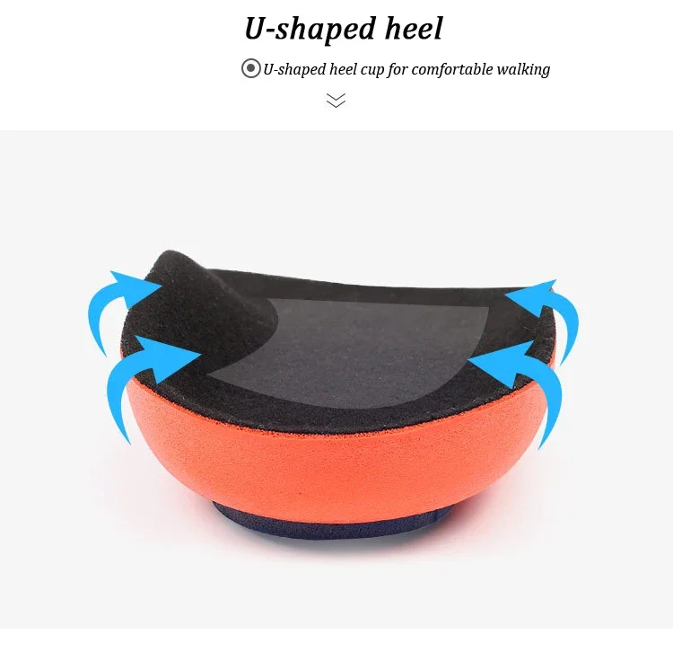 Plantar Fascitis Half Insoles for Feet Shock Absorption Elasticity Running Arch Support Orthopedic Heel Pad Sneakers Shoe Insert