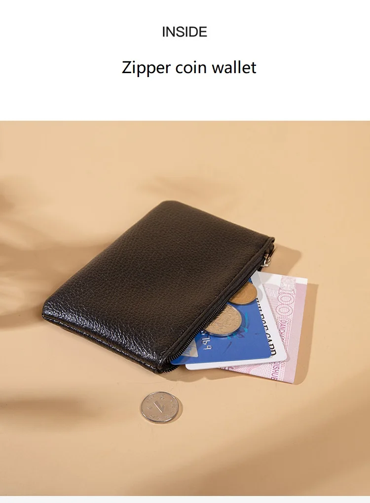 Fashion Women Small Wallet For Ladies Zipper Card Purse Key Storage Bag High Quality PU Short Wallet Female