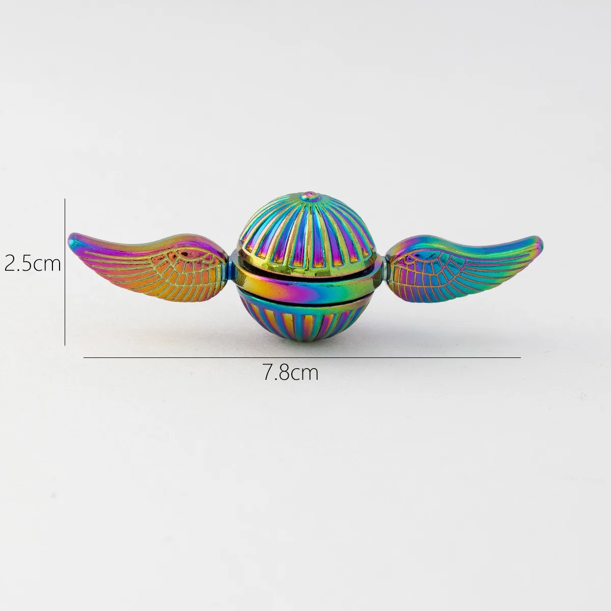 Golden Snitch Fidget Spinner Metal Antistress Hand fingertip gyro Rotation Cupid Spinning Top Stress Relief Toys for Kid Adults