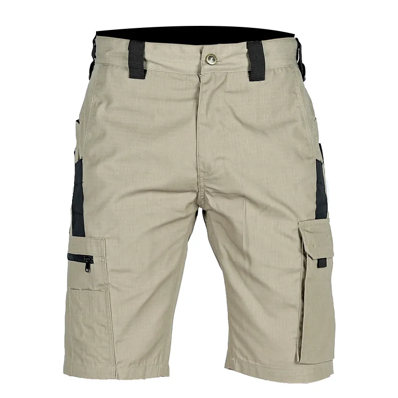 2024 Summer Men's Tactical Casual Shorts Waterproof Cargo Shorts Multi-pocket Quick Dry Wear-resistant Outdoor Training Overalls
