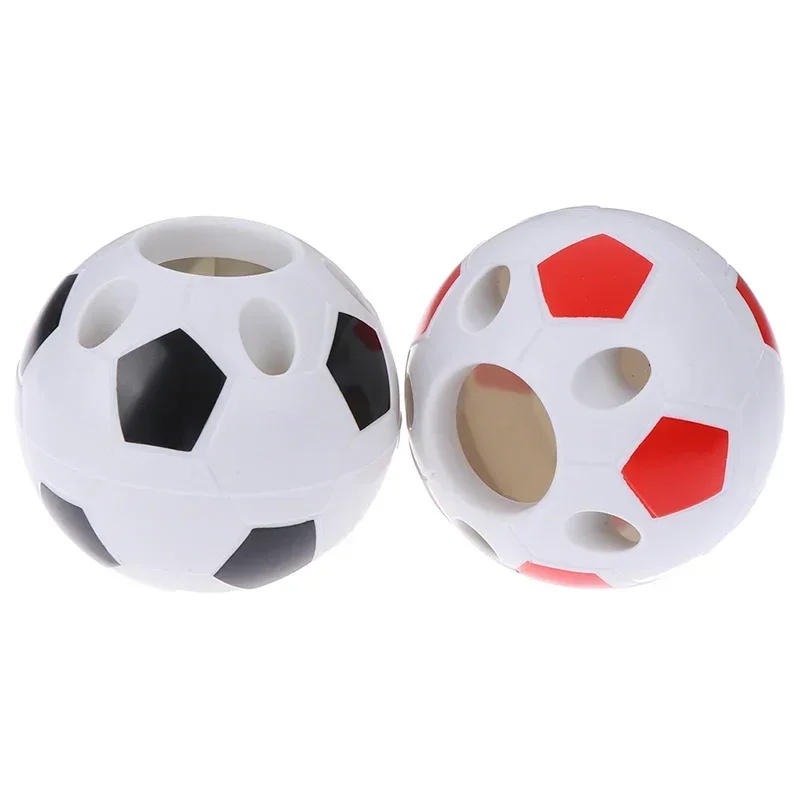 Student Pen Holder Creative Round Football Shaped Multifunctional Plastic Storage Box Football Shape Desktop Decoration