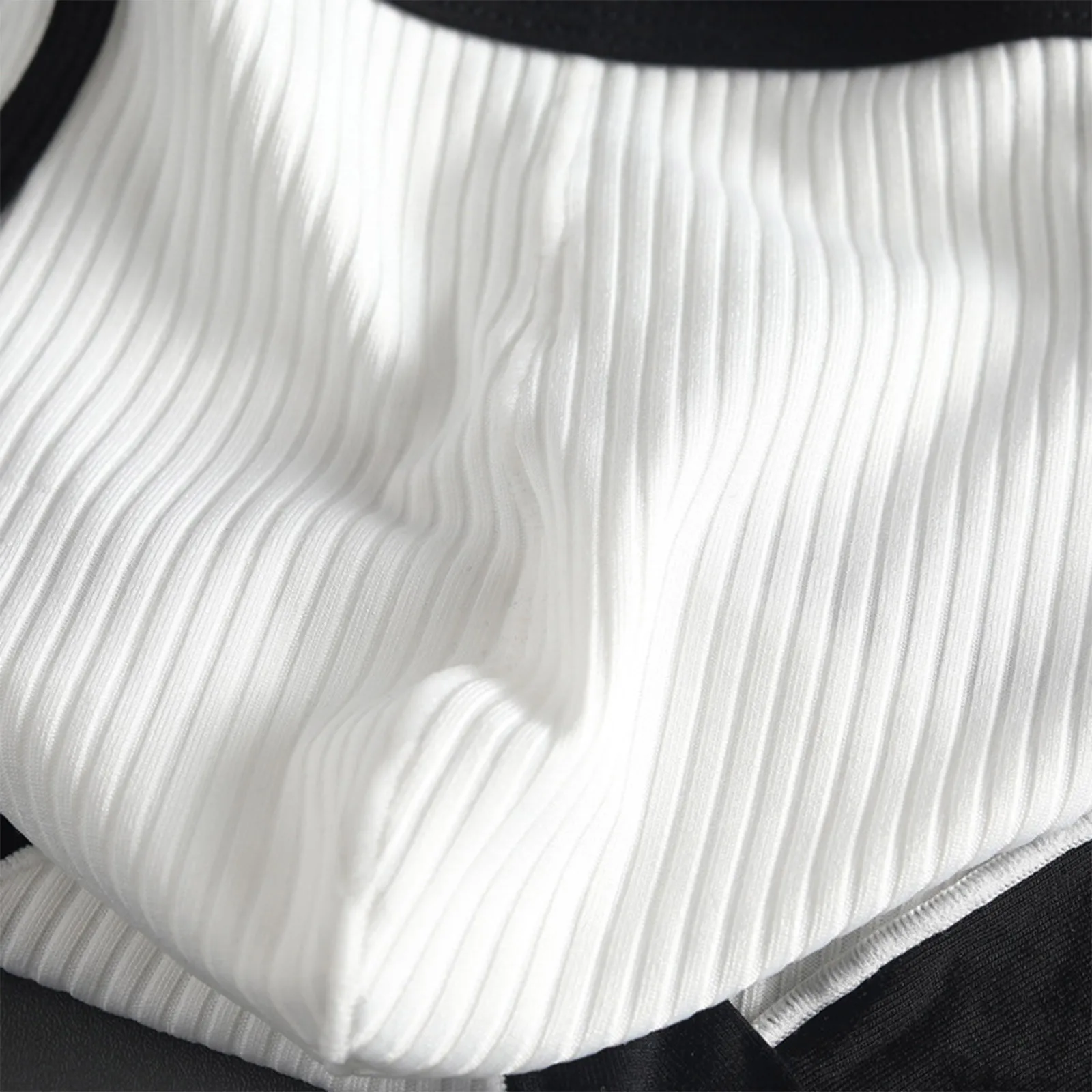 Men's low-waist sexy underwear U-convexs large bag youth striped Underpants breathable soft comfort loose fiber fabric briefs