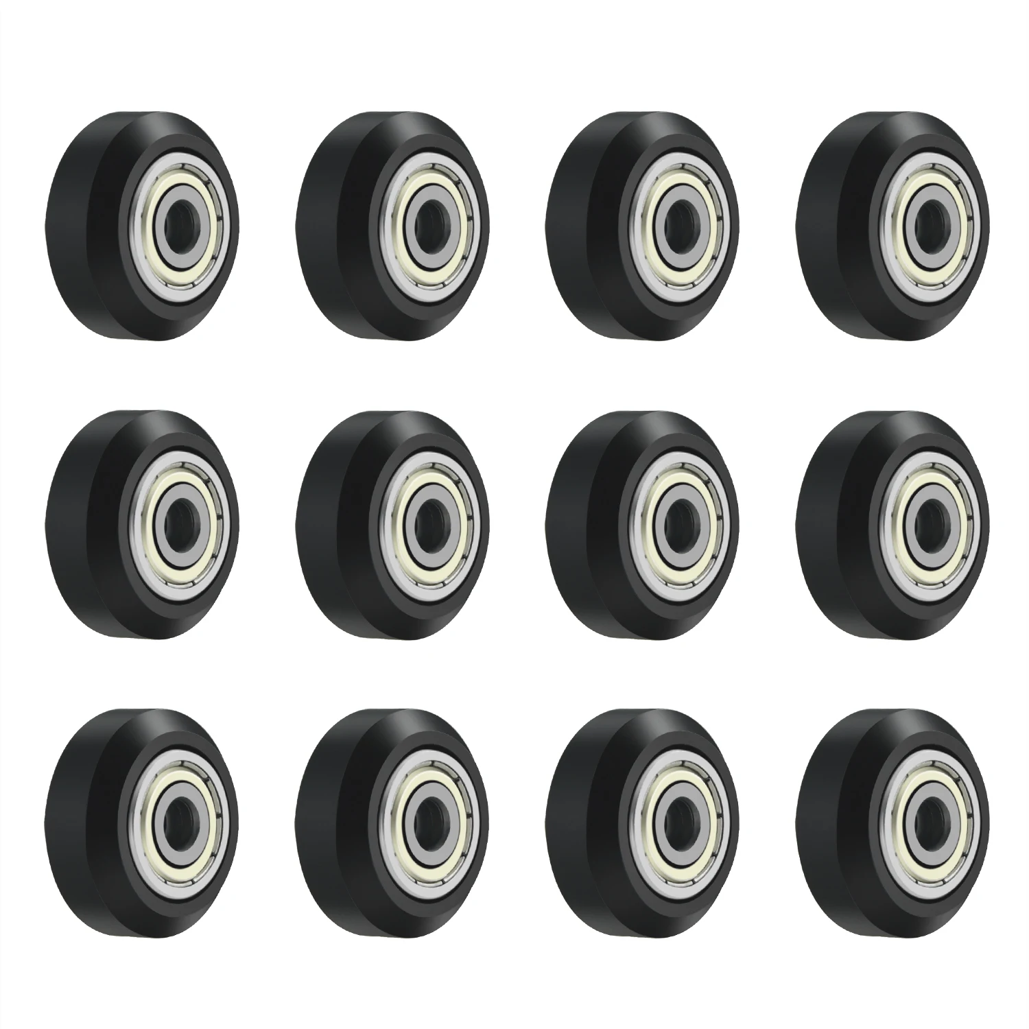 1/5/10/24PCS POM Wheel With 625ZZ Linear Bearing 3D Printer POM Wheel Plastic Pulley for Ender 3 CR-10 Laser Engraver Parts