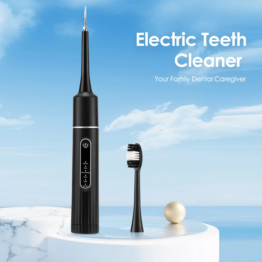 Electric Sonic Vibration Dental Scaler Teeth Whitening Plaque Calculus Coffee Smoke Stains Tartar Removal Toothbrush Tooth Clean