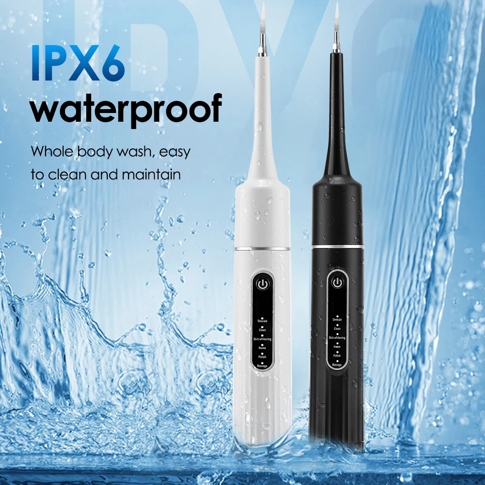 Electric Sonic Vibration Dental Scaler Teeth Whitening Plaque Calculus Coffee Smoke Stains Tartar Removal Toothbrush Tooth Clean